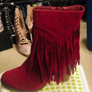 Fringe Booties